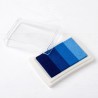 Almohadilla de tinta 4 tonos de azul, para huella dactilar
